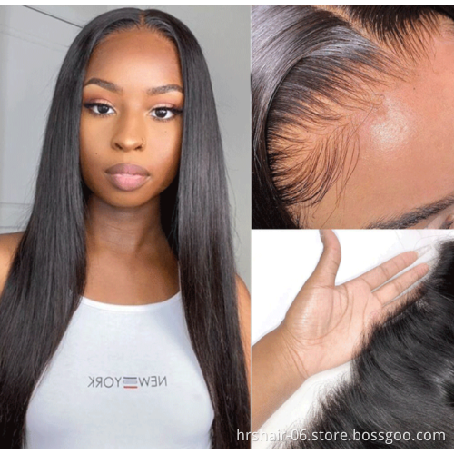 whosale Peruvian Human Hair Lace Wigs Transparent HD Lace Wigs For Black Women Full Lace Wigs Hair Extensions